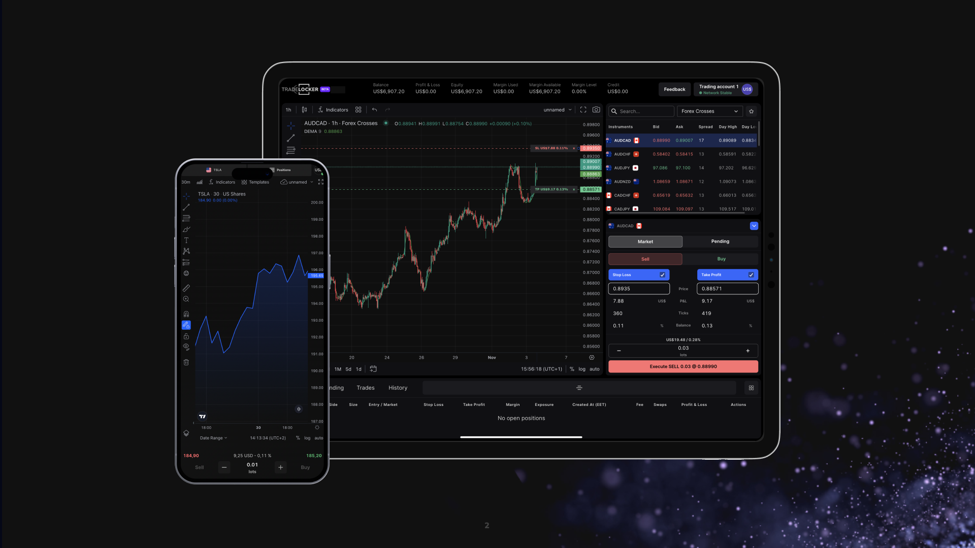 mobile and desktop