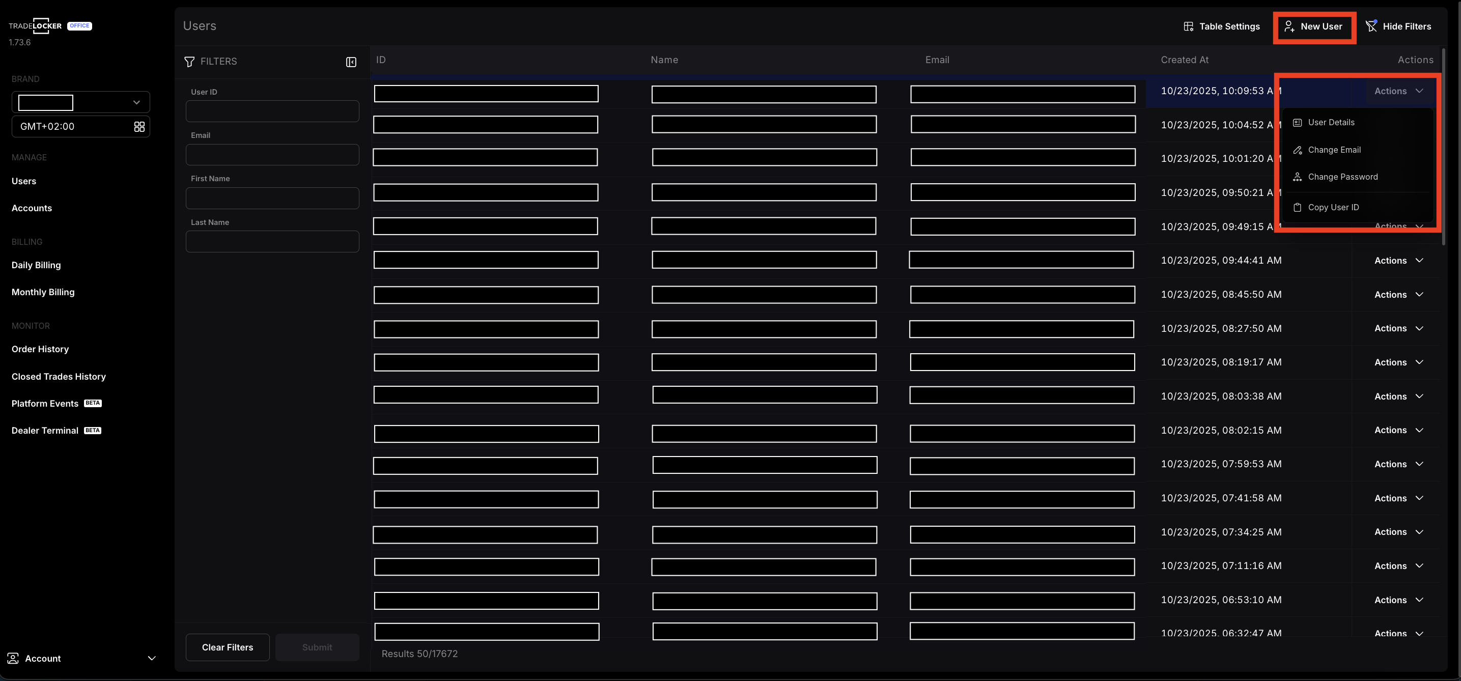 users on tradelocker office