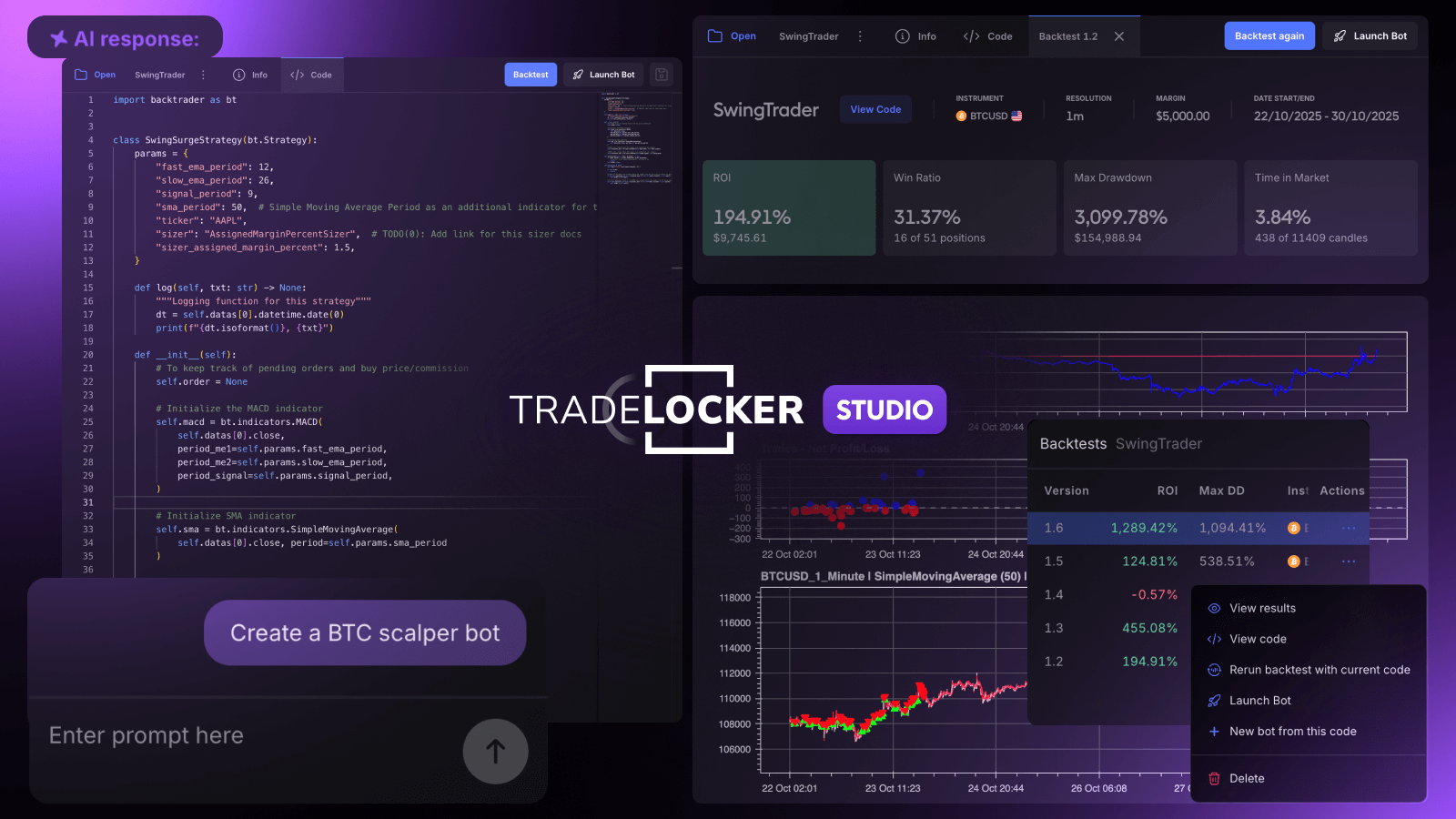 TradeLocker Studio preview