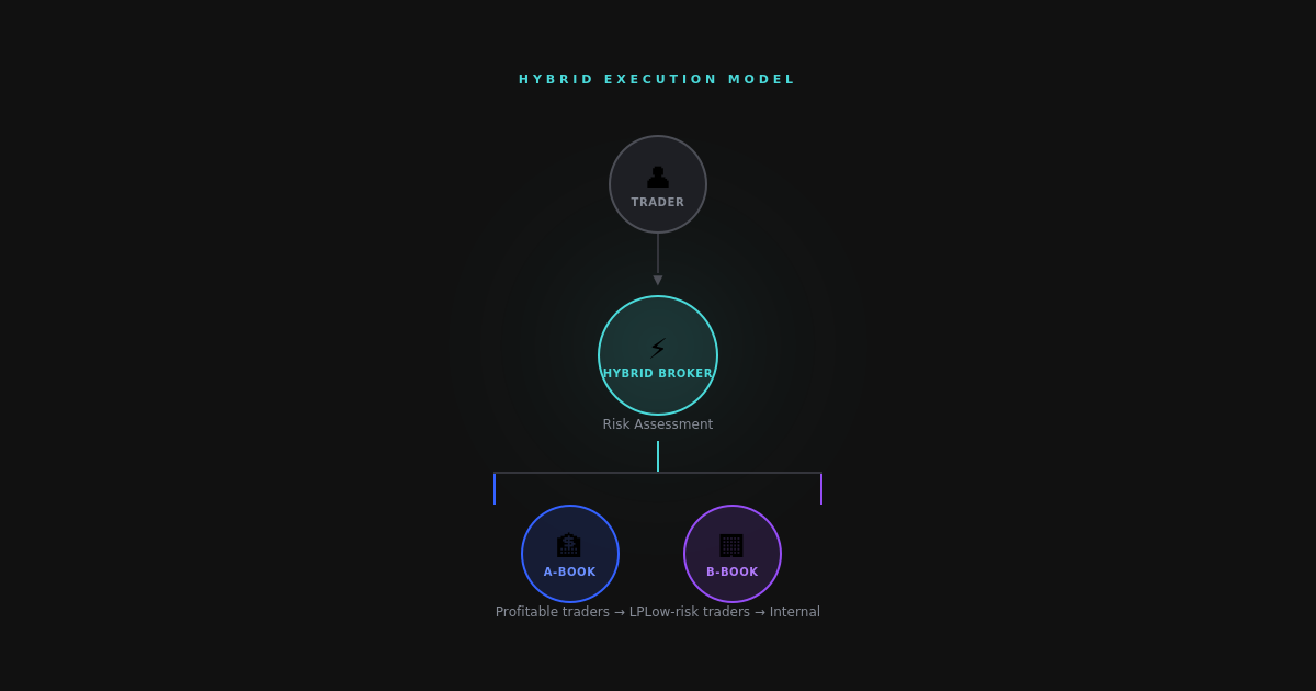 Hybrid execution routes 
